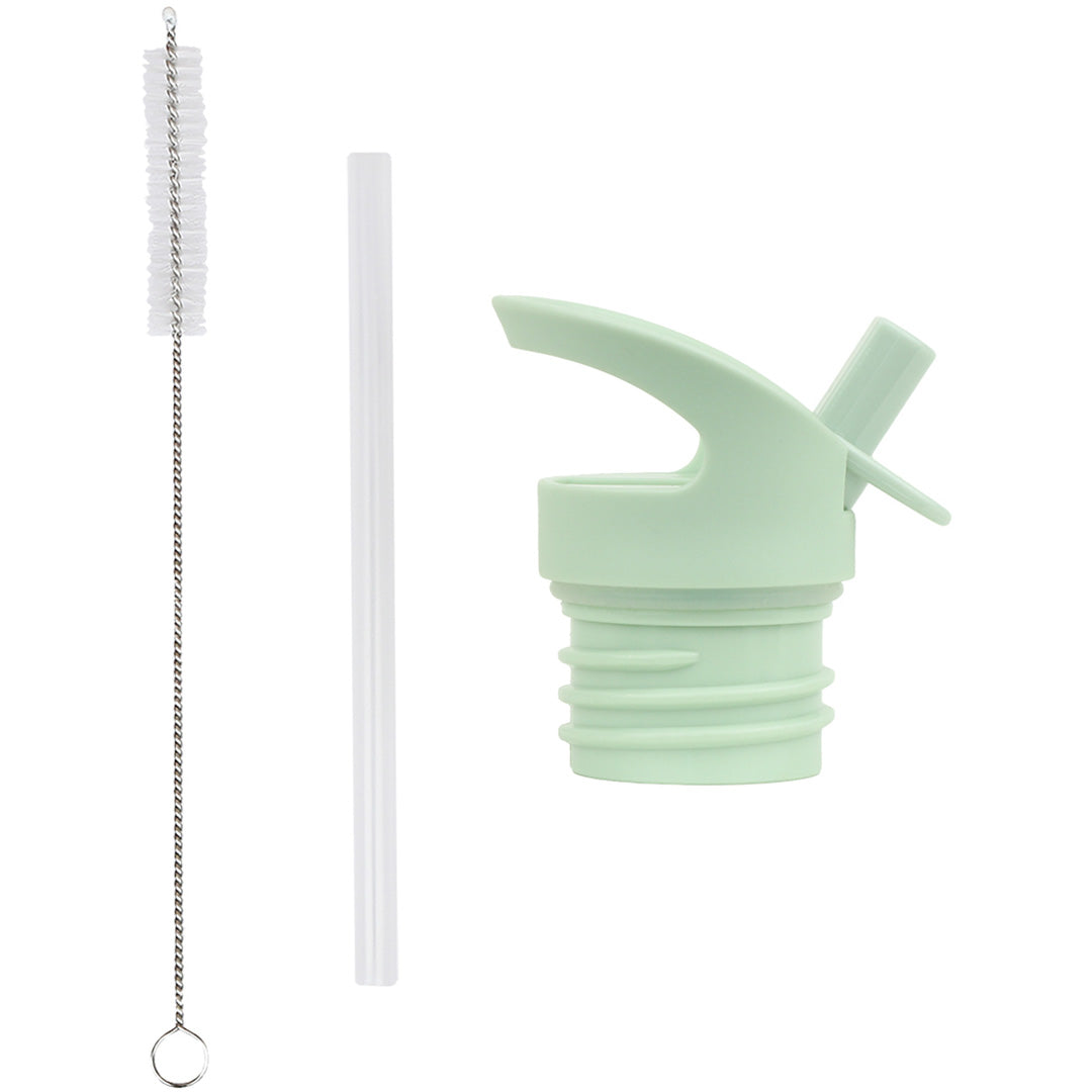 a little lovely company flessendop met rietjes en borsteltje - dinosaurus | DBSSRE116 | 1