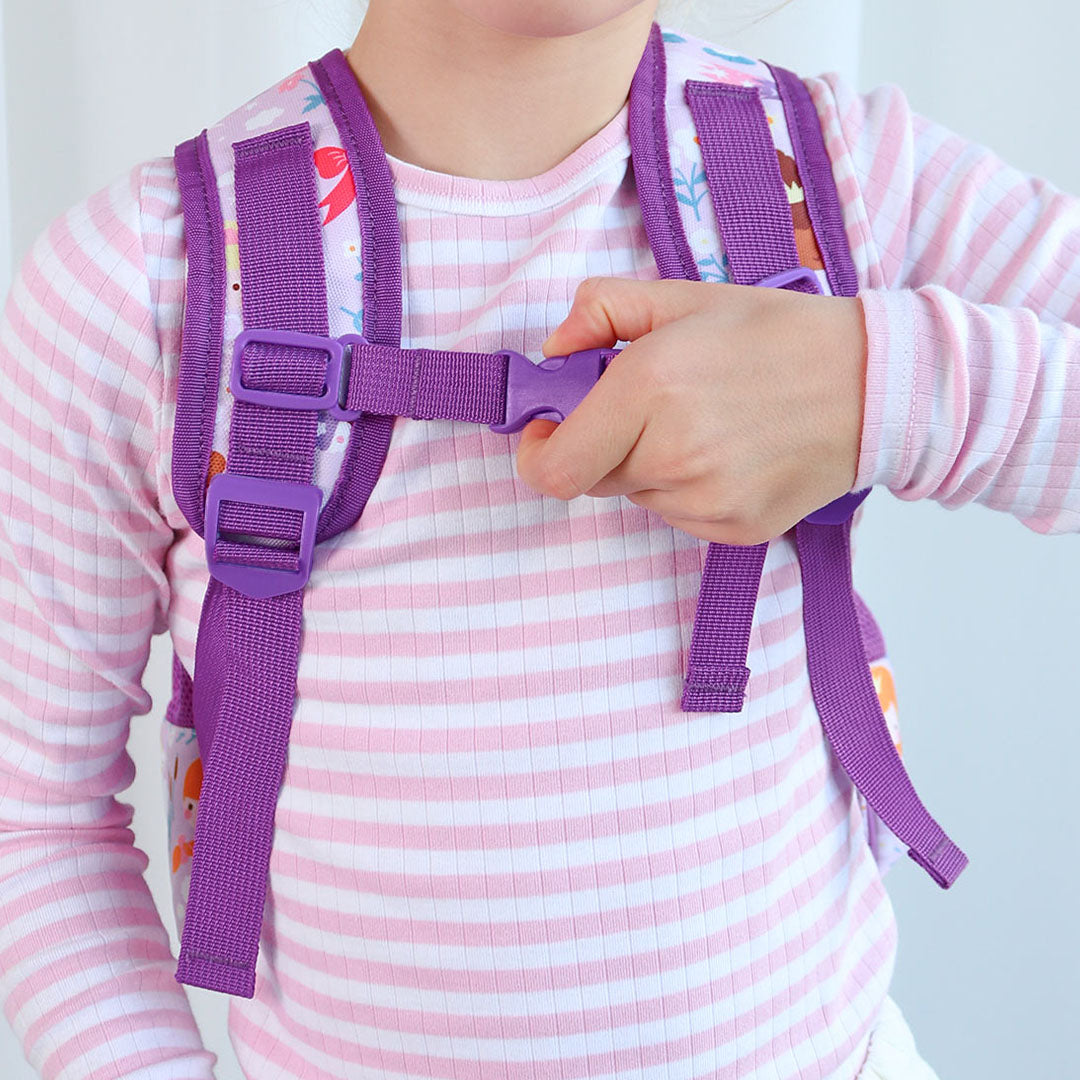 a little lovely company kinderrugzak prinsessen - 32 cm | BPPRPU89 | 6