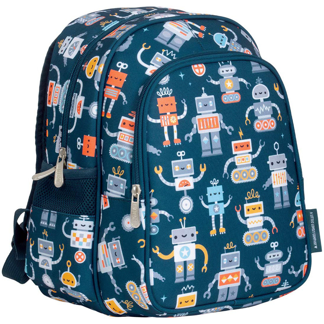 a little lovely company kinderrugzak robots - 32 cm | BPROBU90 | 1