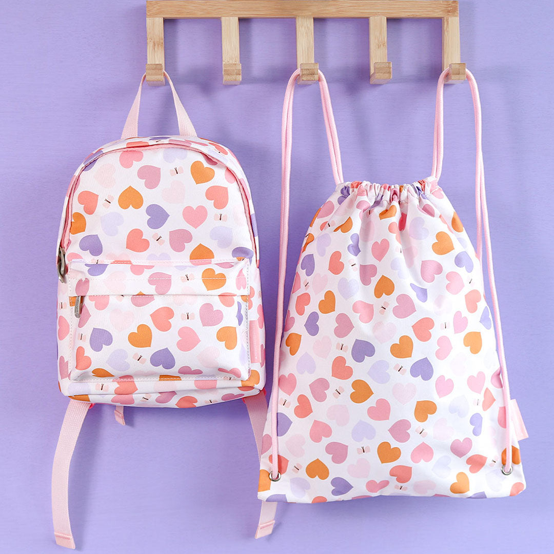 a little lovely company kleuterrugzak hartjes - 30 cm | BPHEMU92 | 6