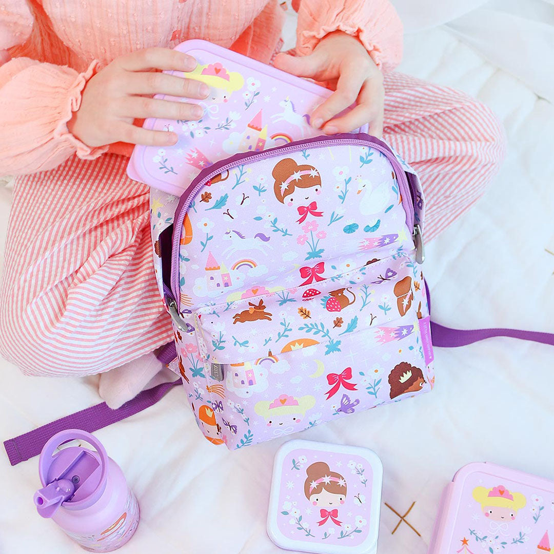 a little lovely company kleuterrugzak prinsessen - 30 cm | BPPRPU93 | 2