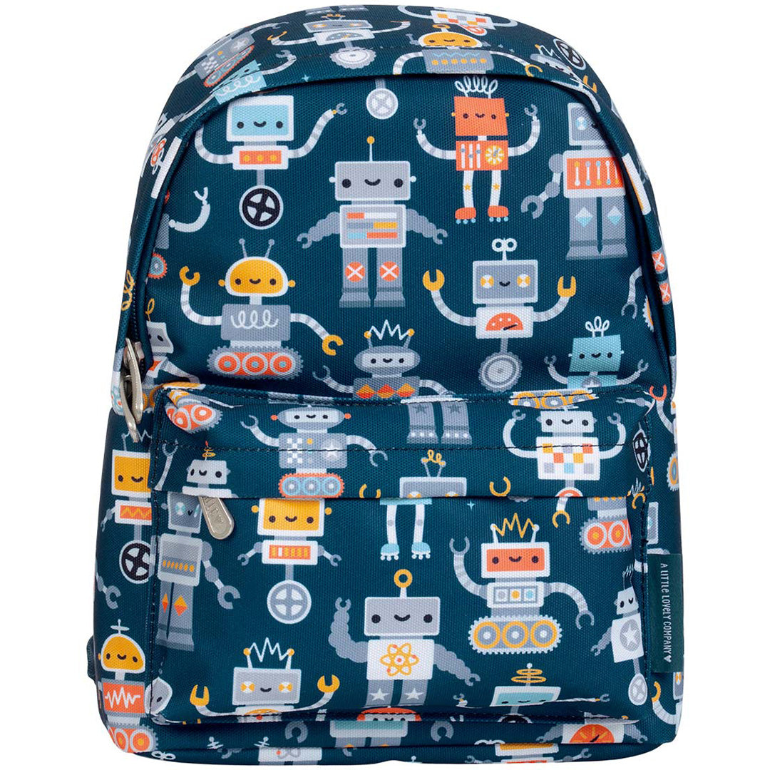 a little lovely company kleuterrugzak robots - 30 cm | BPROBU94 | 5