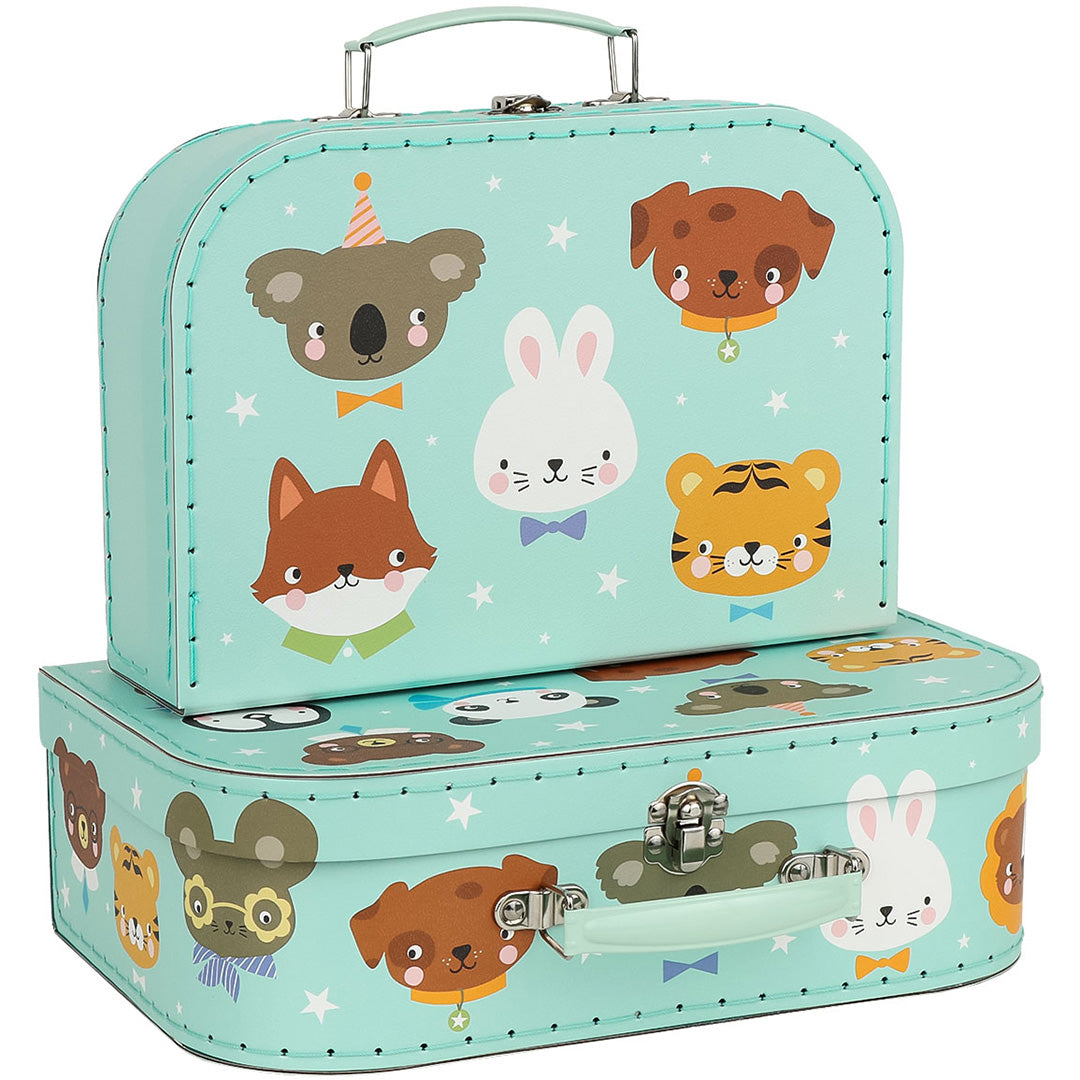 a little lovely company kofferset dierenvriendjes - 2st | SCAFYE28 | 4