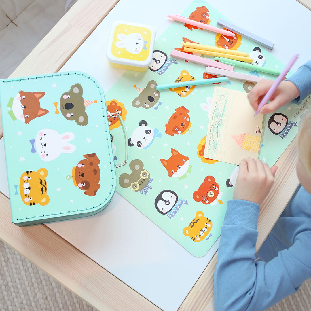 a little lovely company kofferset dierenvriendjes - 2st | SCAFYE28 | 6