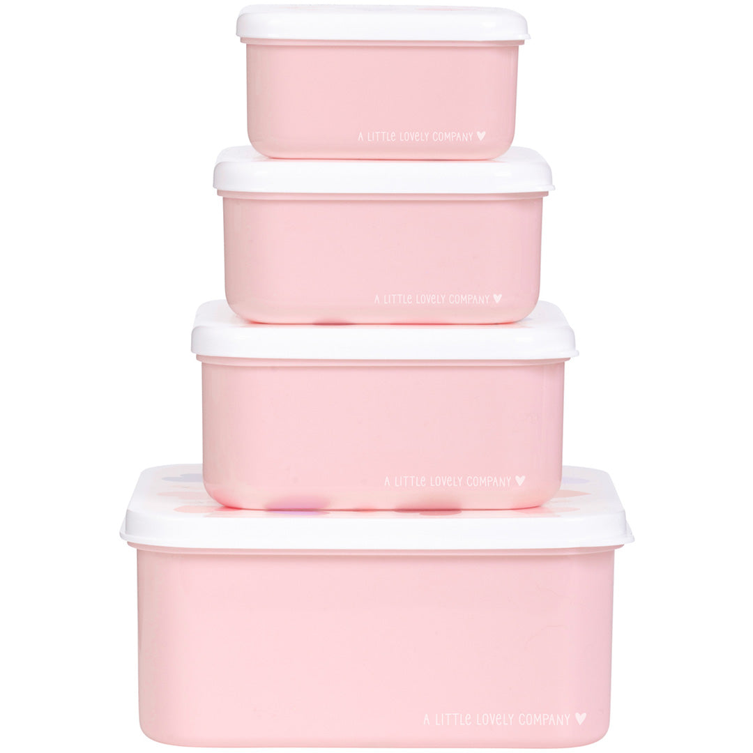 a little lovely company lunchbox set - hartjes - 4st | SBSEHE84 | 3