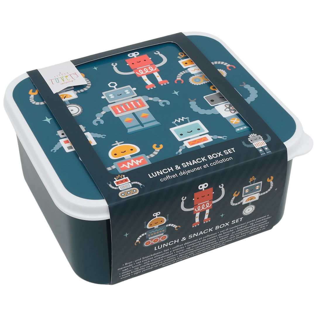 a little lovely company lunchbox set - robots - 4st | SBSERO86 | 5