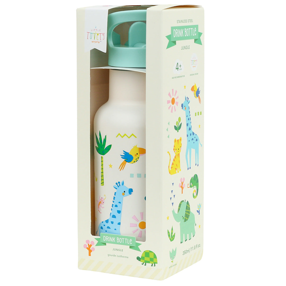 a little lovely company rvs drinkfles - jungle - 350 ml | DBSSJU101 | 5