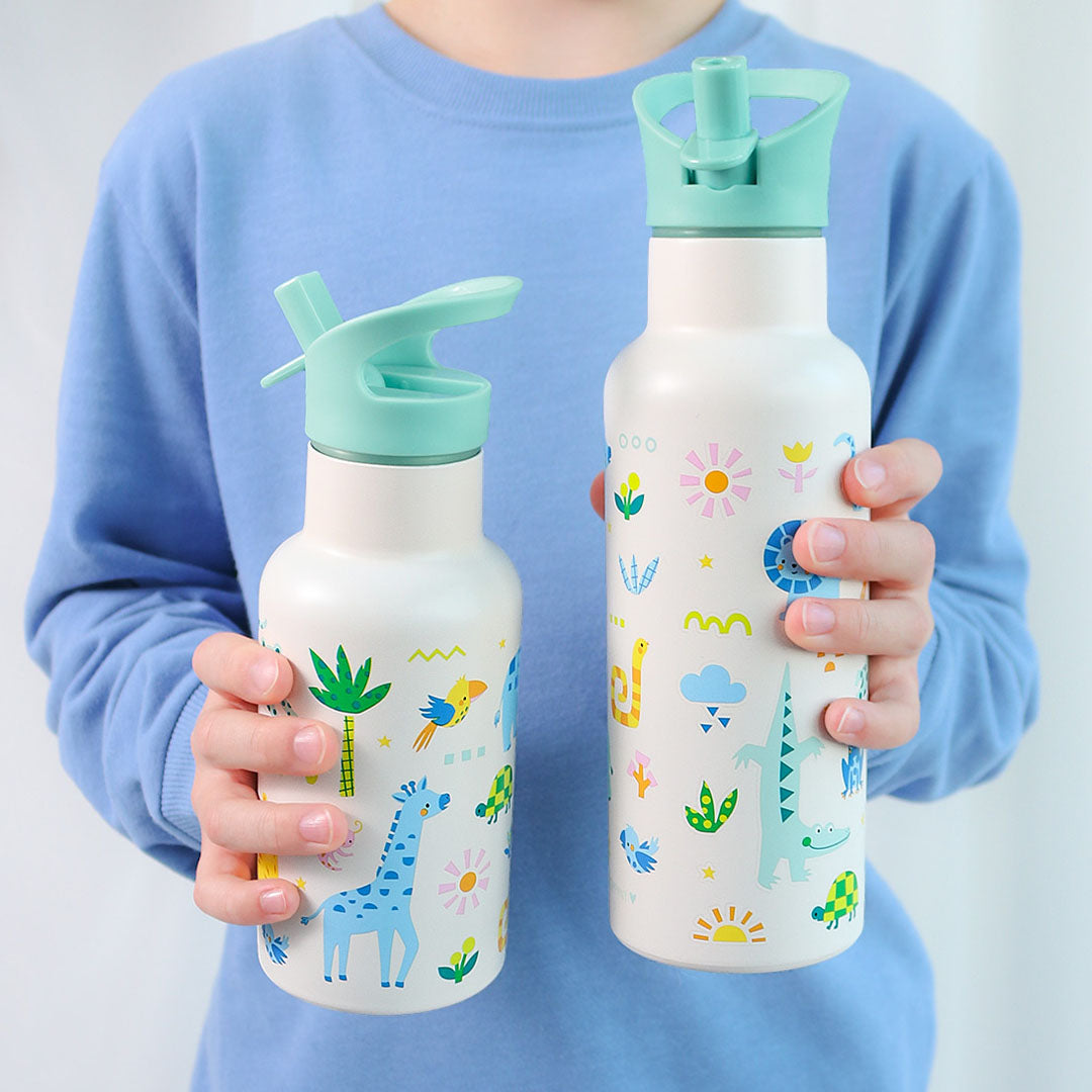 a little lovely company rvs drinkfles - jungle - 500 ml | DBSXJU105 | 2