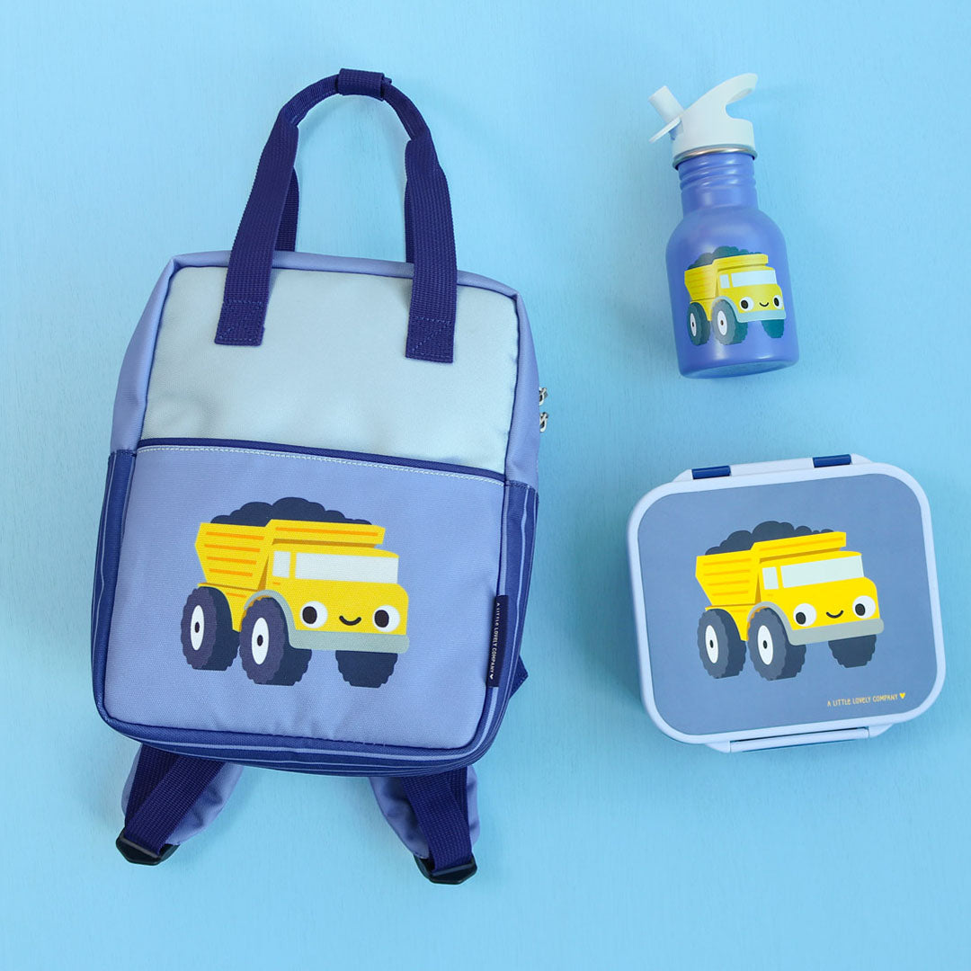 a little lovely company rvs drinkfles - kiepwagen - 350 ml | DBSMDT110 | 2