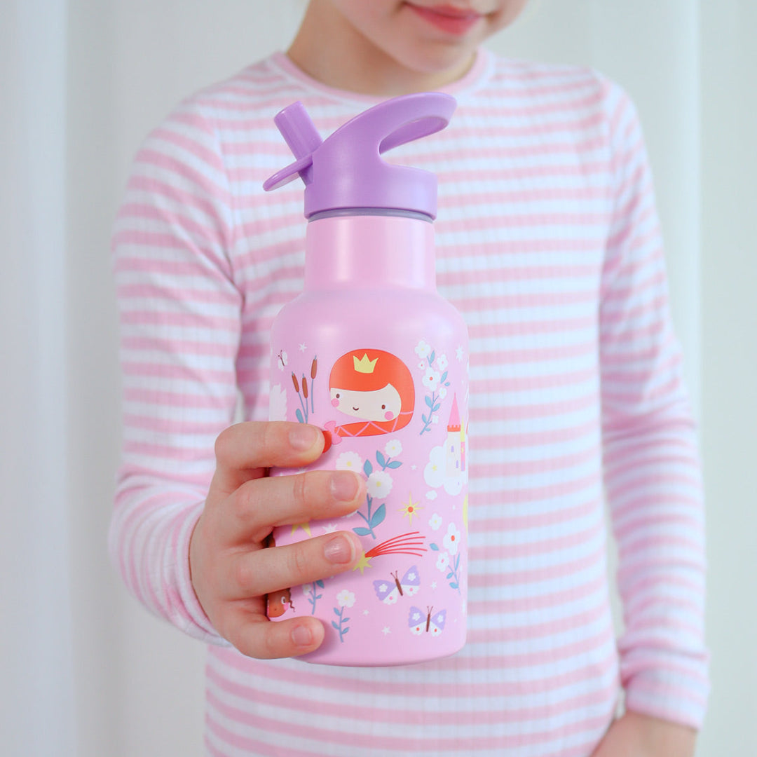 a little lovely company rvs drinkfles - prinsessen - 350 ml | DBSSPR99 | 2