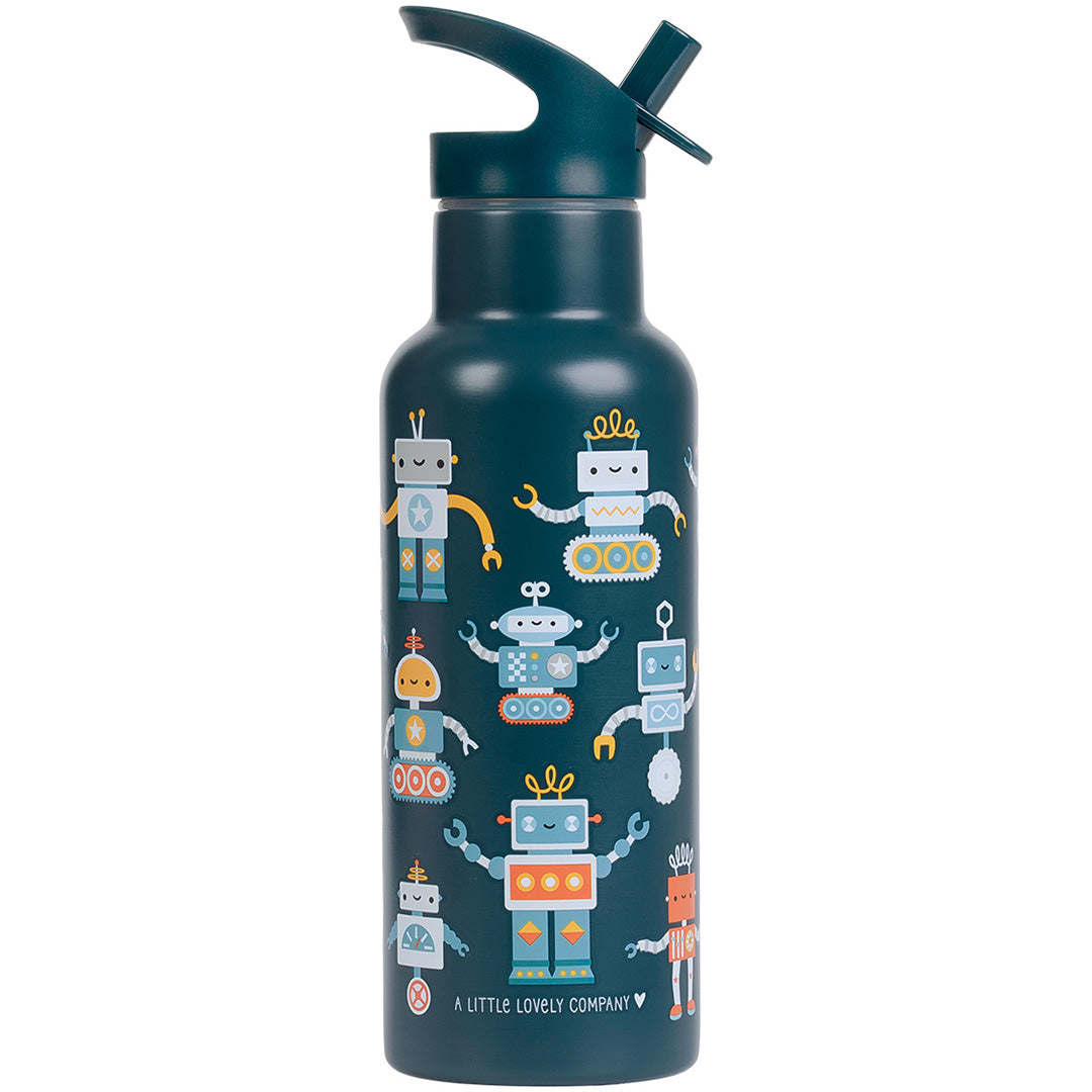a little lovely company rvs drinkfles - robots - 500 ml | DBSXRO104 |4