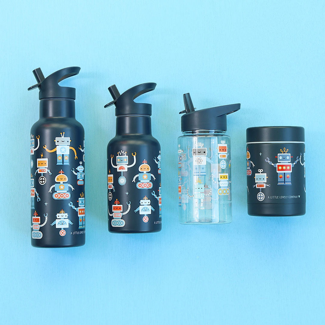 a little lovely company rvs drinkfles - robots - 500 ml | DBSXRO104 |6