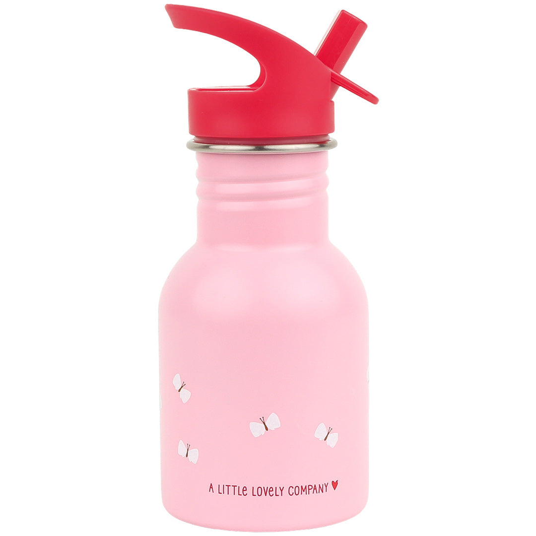 a little lovely company rvs drinkfles - vrolijke kersjes - 350 ml | DBSMHC111 | 4