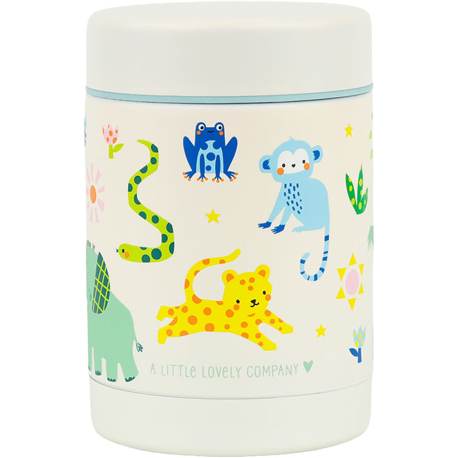a little lovely company rvs voedselpot thermos - jungle | SSFJJU04 | 1