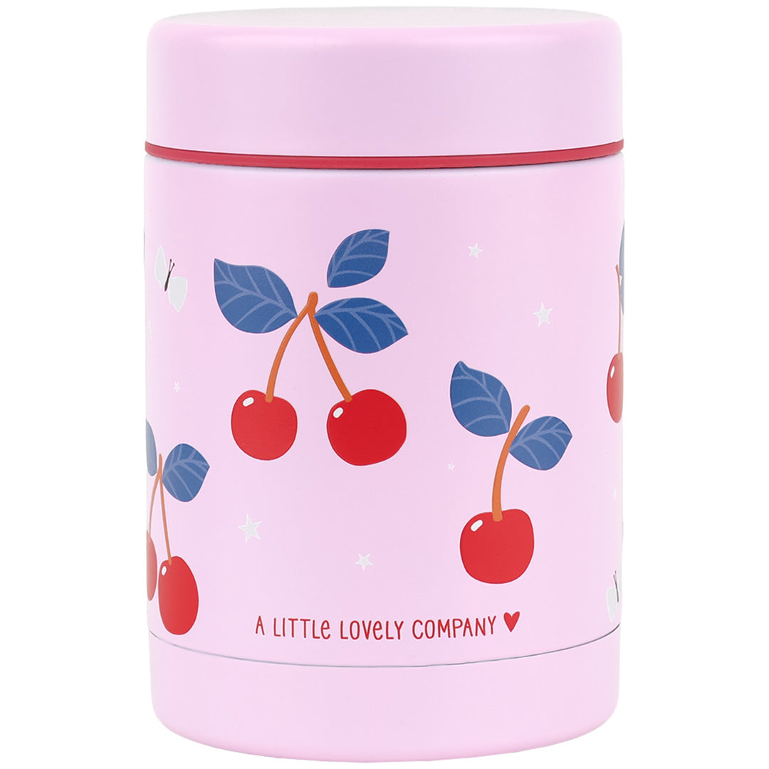 a little lovely company rvs voedselpot thermos - kersen | SSFJCH01 | 1