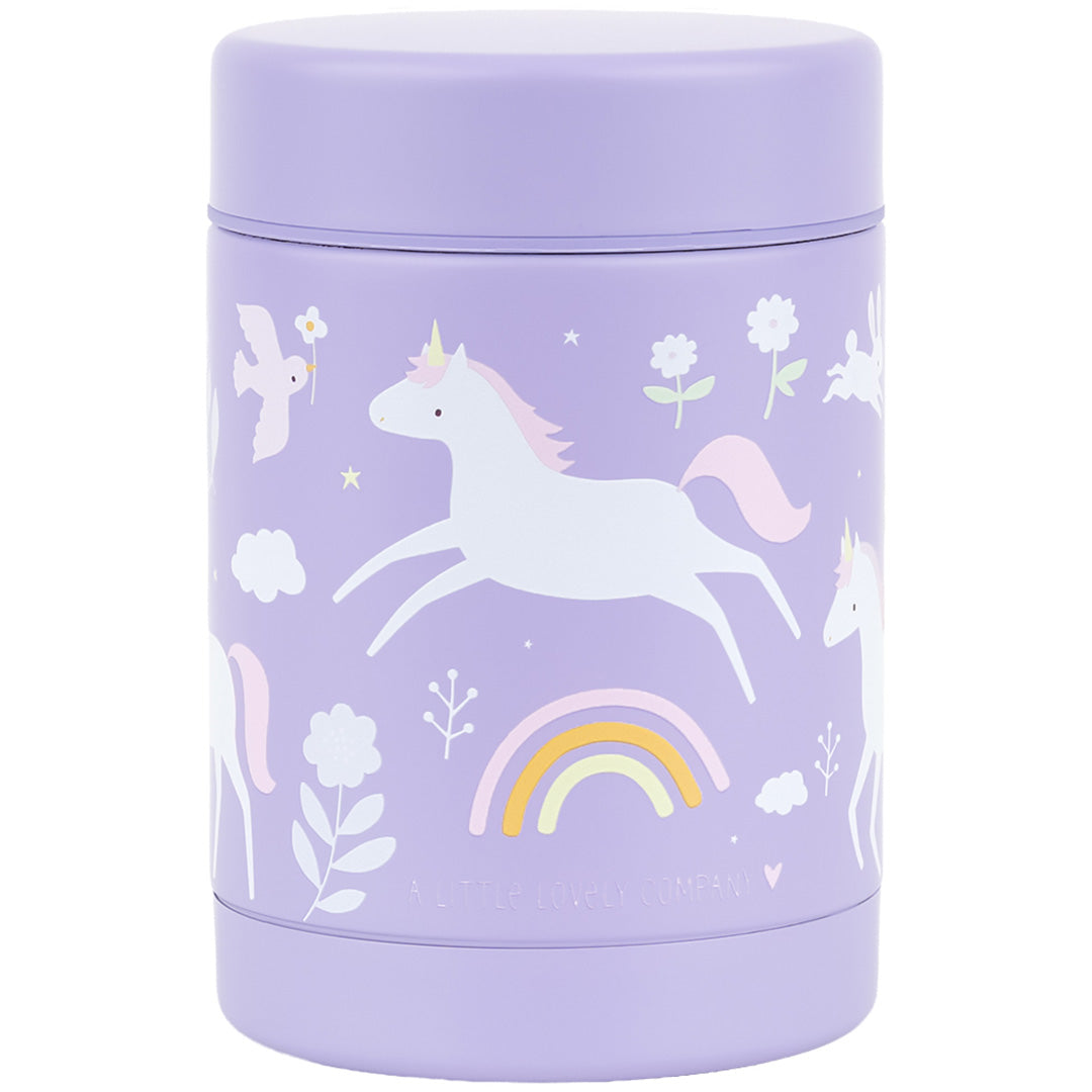 a little lovely company rvs voedselpot thermos - unicorn dreams | SSFJUD02 | 1
