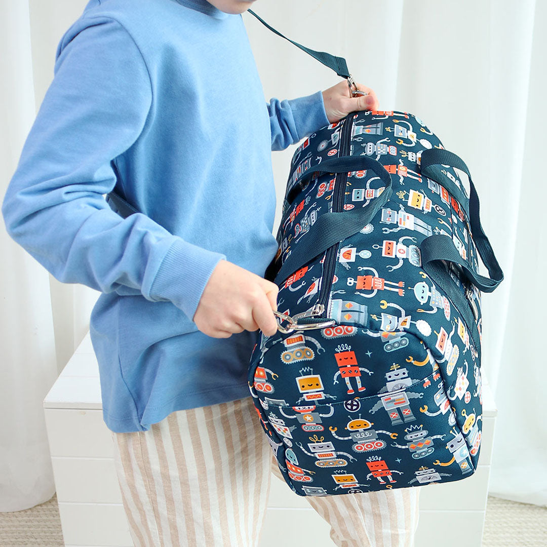 a little lovely company weekendtas robots - 46 cm | TBROBU17 | 2