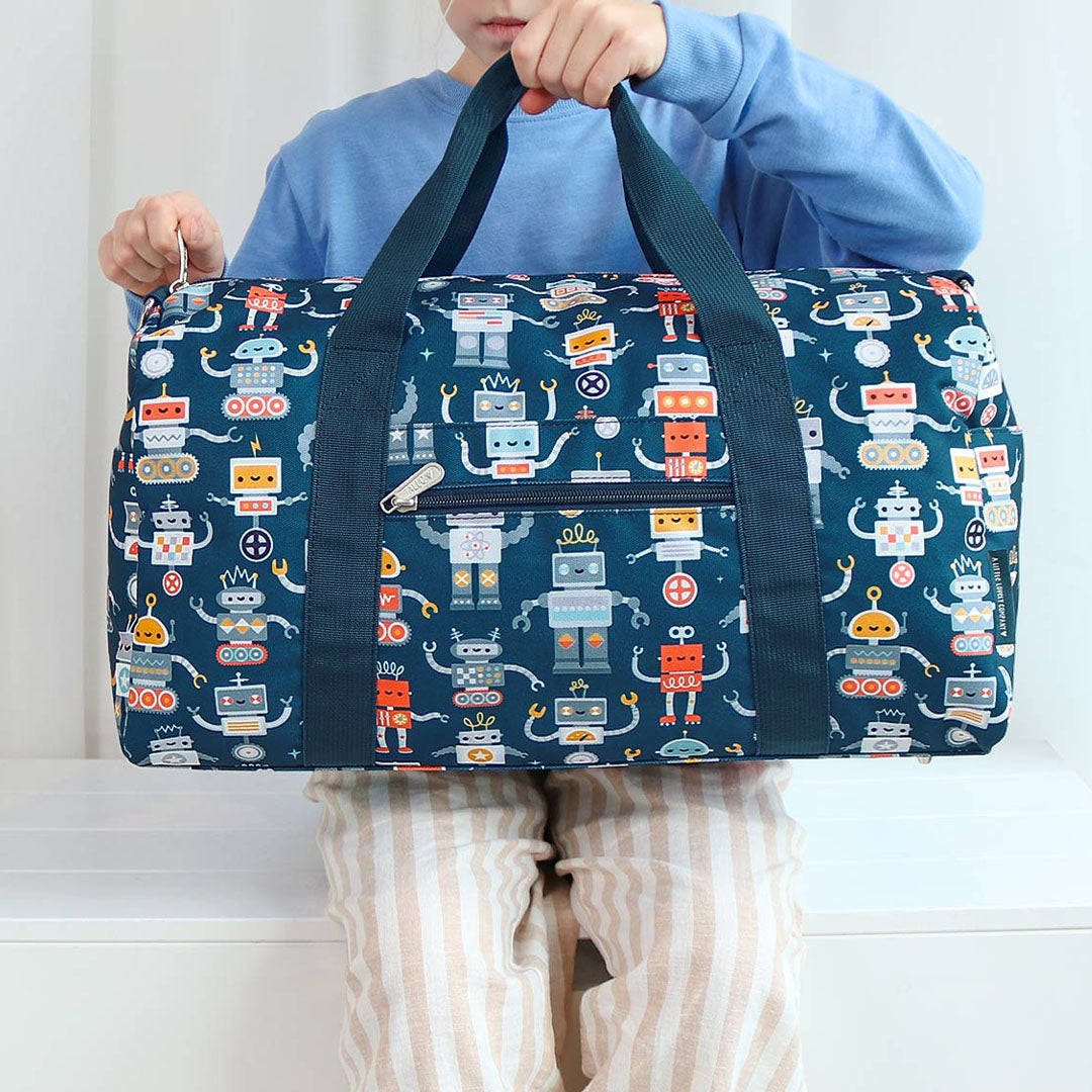 a little lovely company weekendtas robots - 46 cm | TBROBU17 | 3