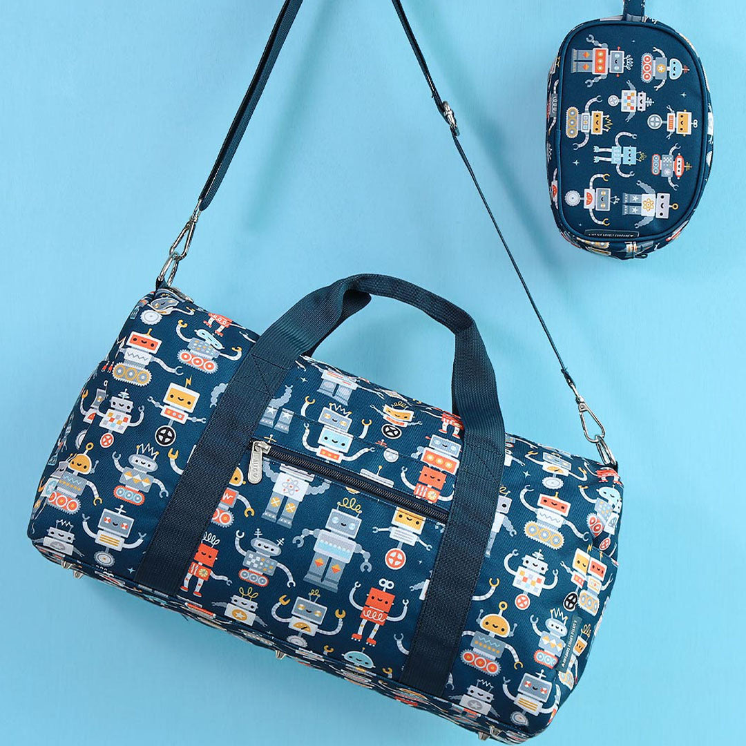 a little lovely company weekendtas robots - 46 cm | TBROBU17 | 5
