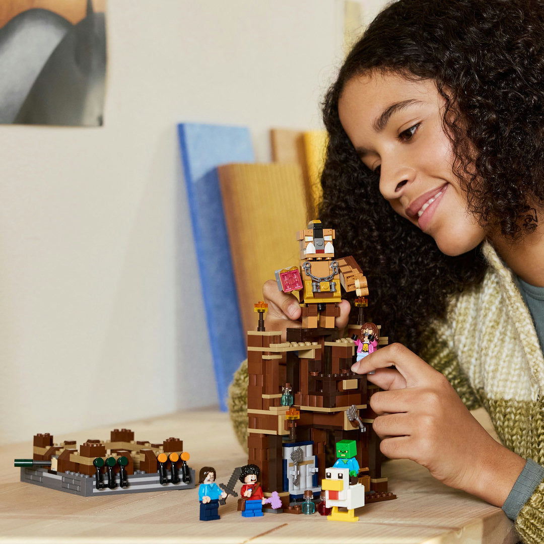 LEGO minecraft de arena bij het boslandhuis