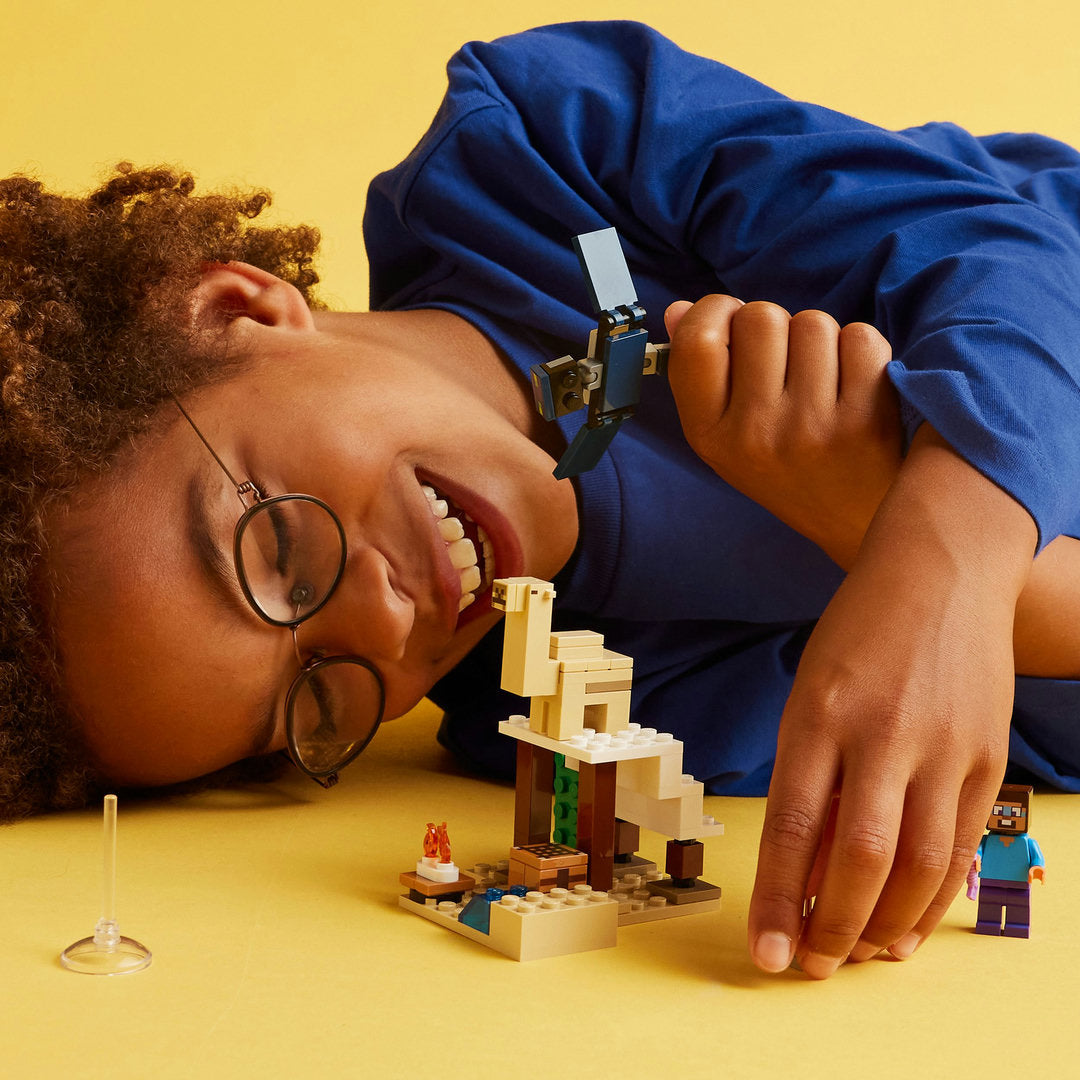LEGO minecraft steve's woestijnexpeditie set