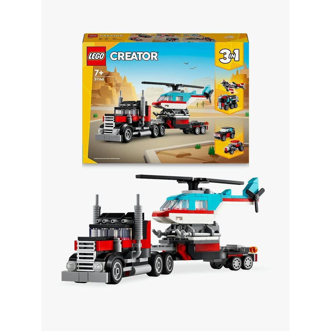 LEGO creator truck met helikopter