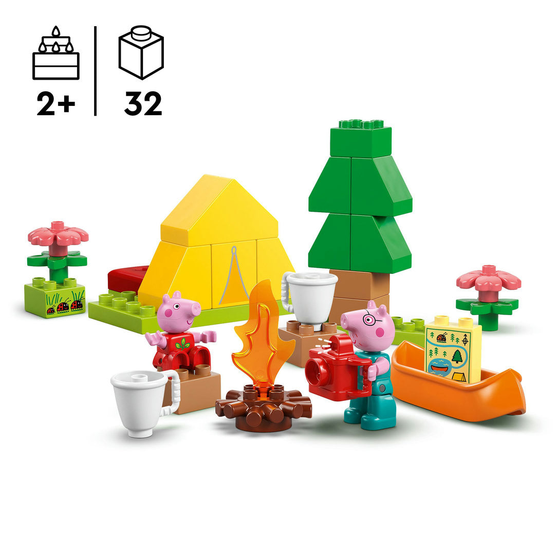 LEGO DUPLO peppa big kampeertrip bouwbare speelset
