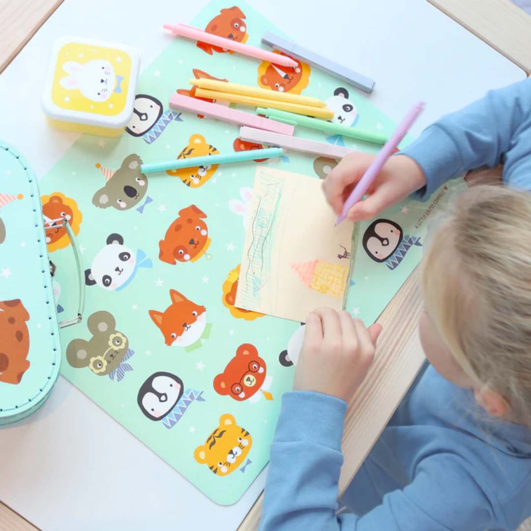 a little lovely company placemat dierenvriendjes | ALLCPMAFMI13 | 2