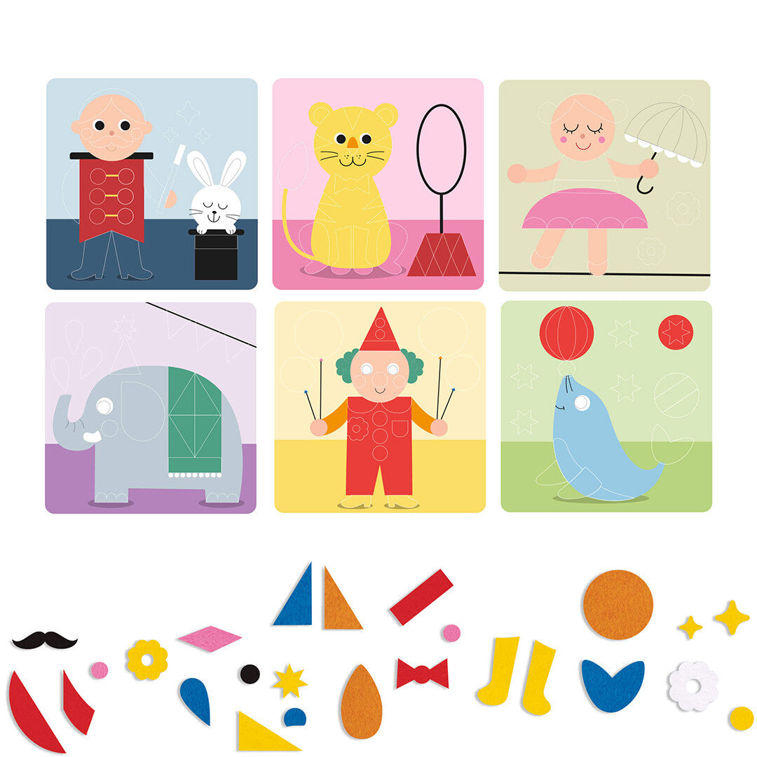 apli kids knutselset vilt - circus | 32018899 | 2