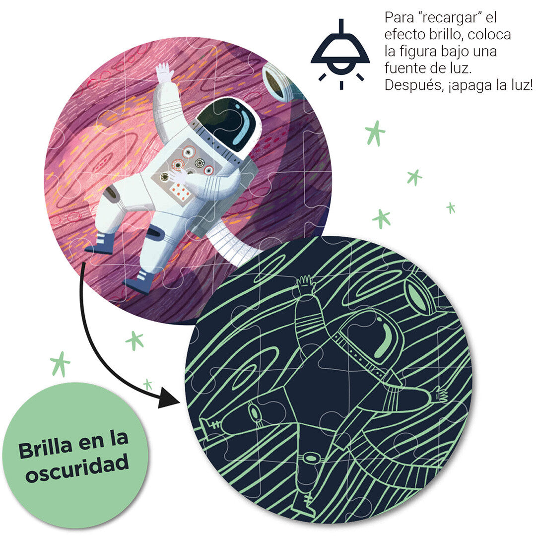 apli kids puzzel ruimte glow in the dark - 104st  | 32018812 | 3