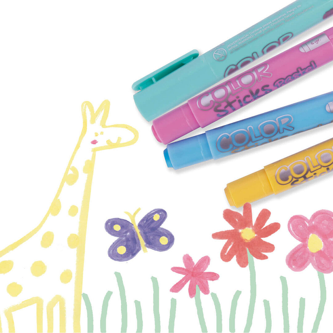 apli kids verfstiften pastel - 6st | 32018881 | 1