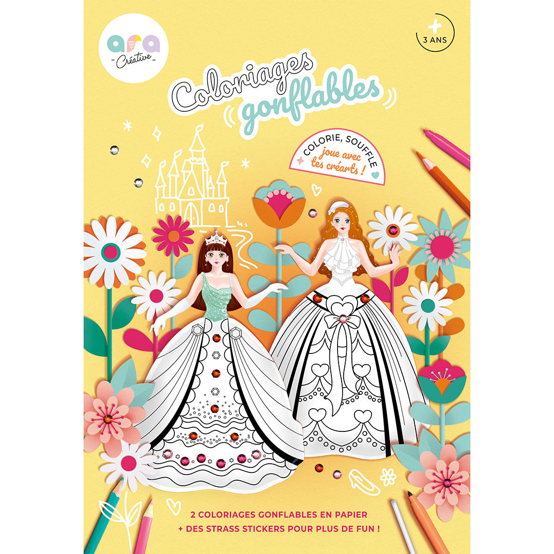 ara créative opblaasbare kleurplaat princessen | P5192 | 0