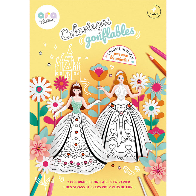 ara créative opblaasbare kleurplaat princessen | P5192 | 0