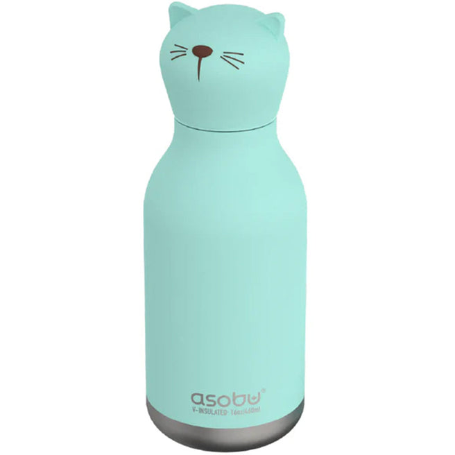 asobu rvs drinkfles bestie - kat - 460 ml | SBV44-CAT | 0