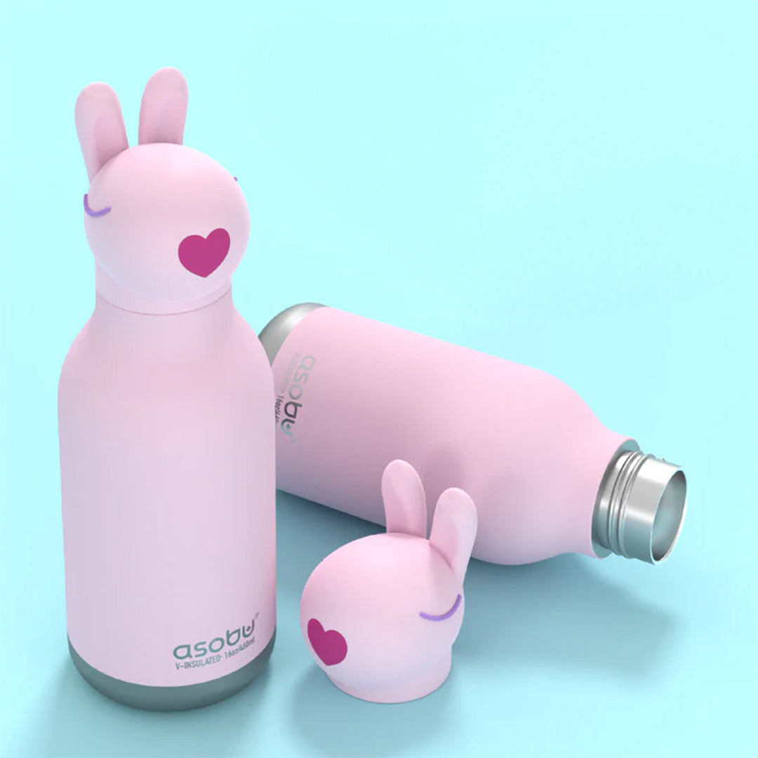 asobu rvs drinkfles bestie - konijn - 460 ml | SBV44-BUNNY | 4