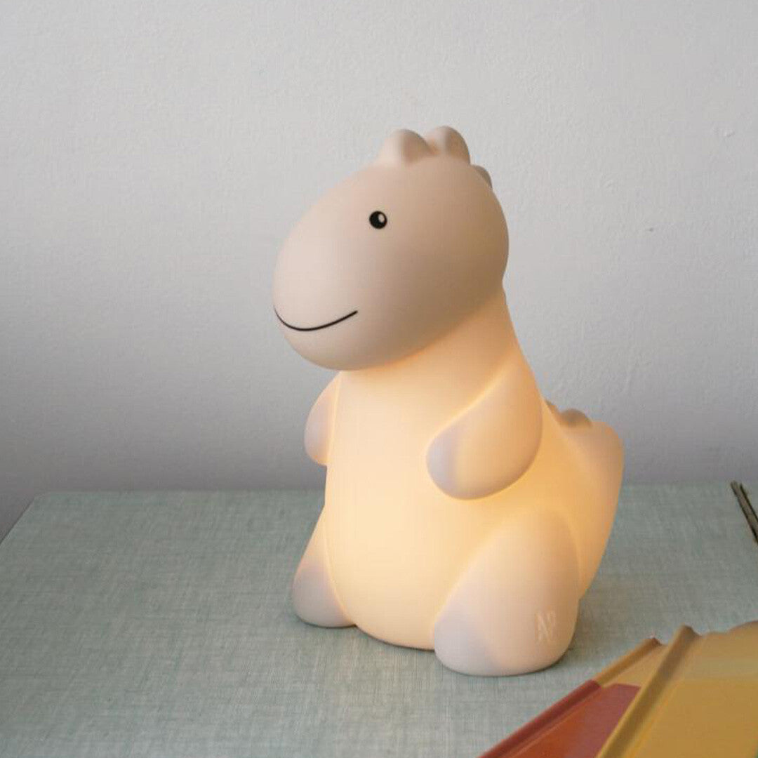 atelier pierre led nachtlampje dino jéroom - zand - 20 cm | JD-630 | 1