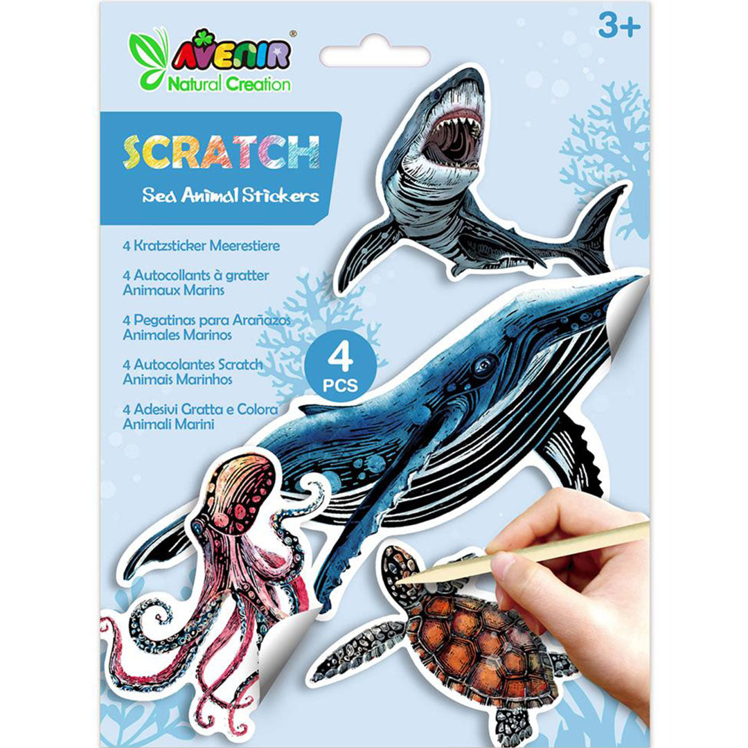 avenir krasstickers zeedieren | 7337696 | 1