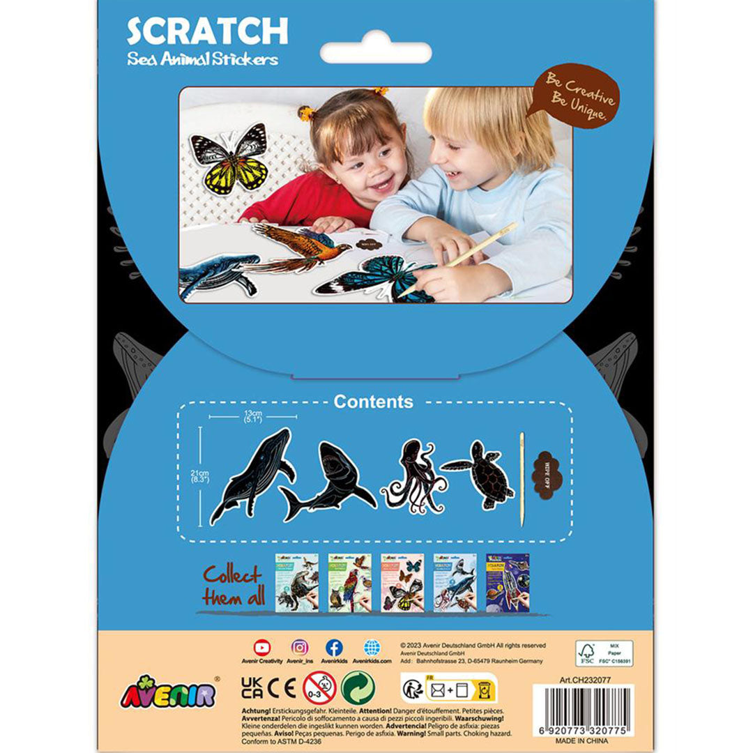 avenir krasstickers zeedieren | 7337696 | 8