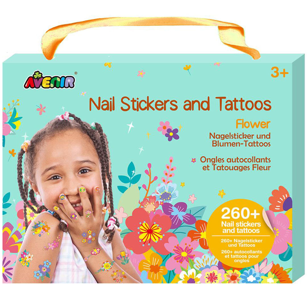 avenir nagelstickers en tattoos - bloemen - 260st | 7336207 | 1