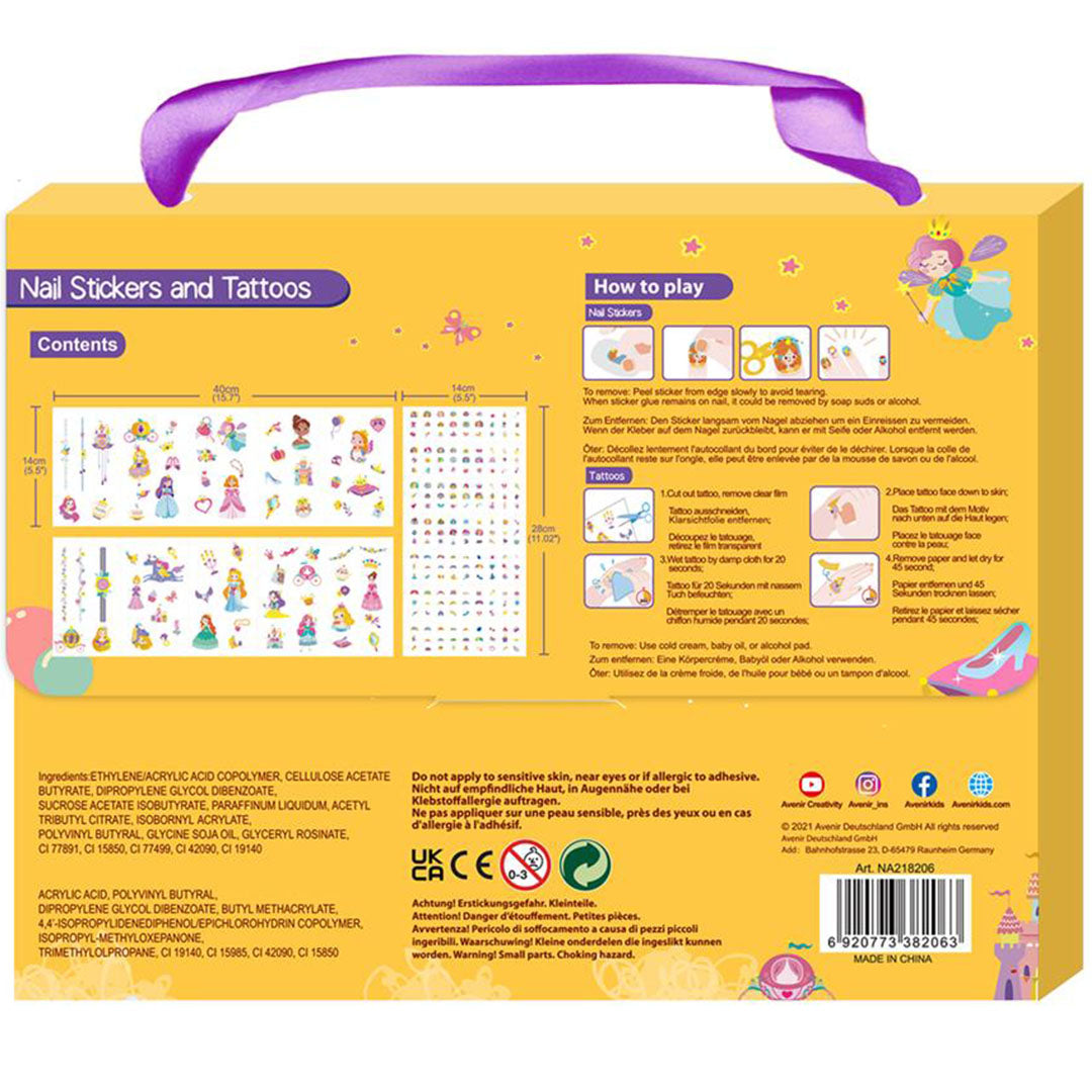 avenir nagelstickers en tattoos - prinses - 260st | 7336206 | 3