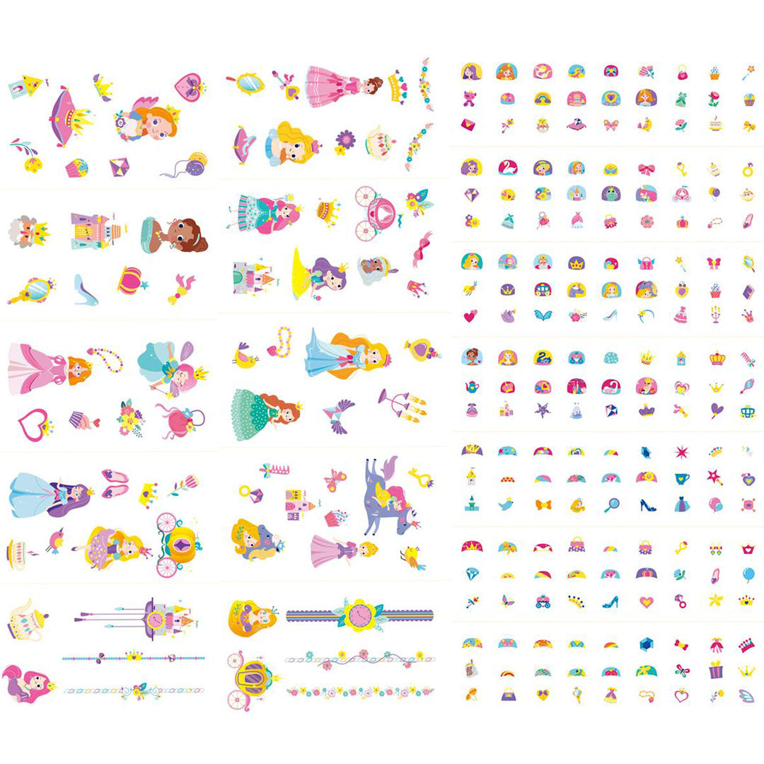 avenir nagelstickers en tattoos - prinses - 260st | 7336206 | 2