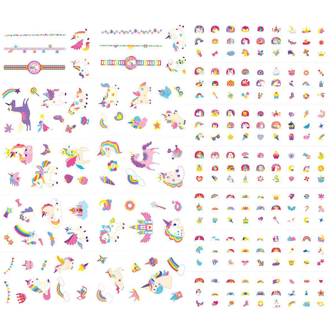 avenir nagelstickers en tattoos - eenhoorns - 260st | 7336205 | 4