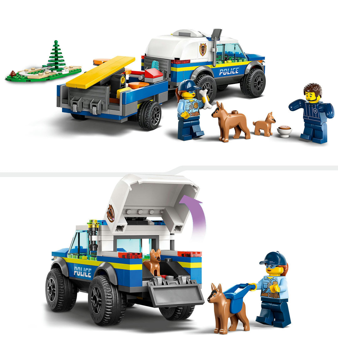 LEGO city mobiele training voor politiehonden  bouw- en speelset (197 onderdelen)