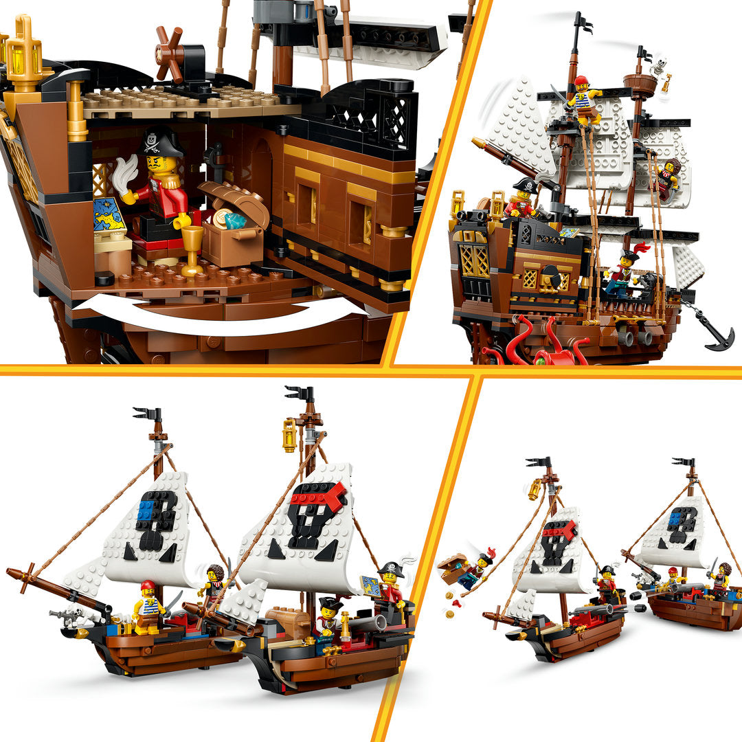 lego creator 3in1 klassiek piratenschip | 31387 | 2