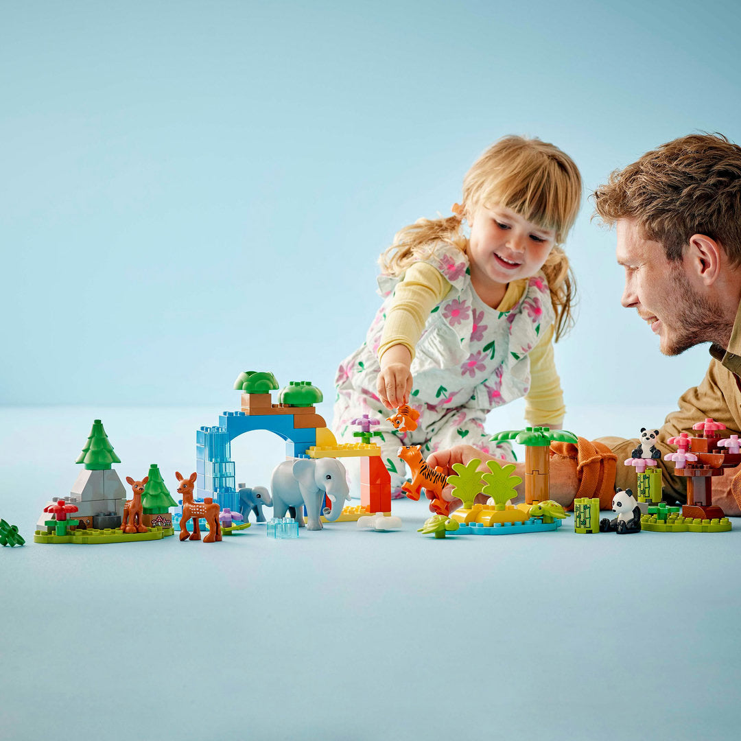 LEGO DUPLO stad 3-in-1 families van wilde dieren