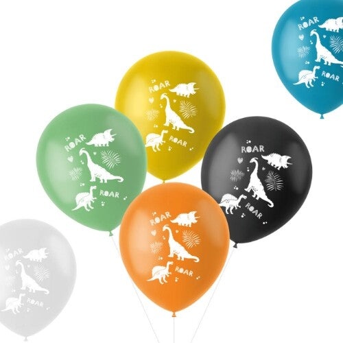 ballonnen dino's - 6st | 68389 | 0