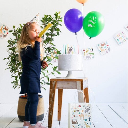 ballonnen zoo party - 6st | 68390 | 1