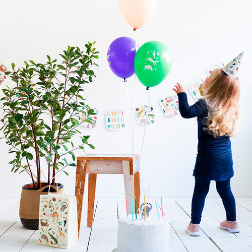 ballonnen zoo party - 6st | 68390 | 2