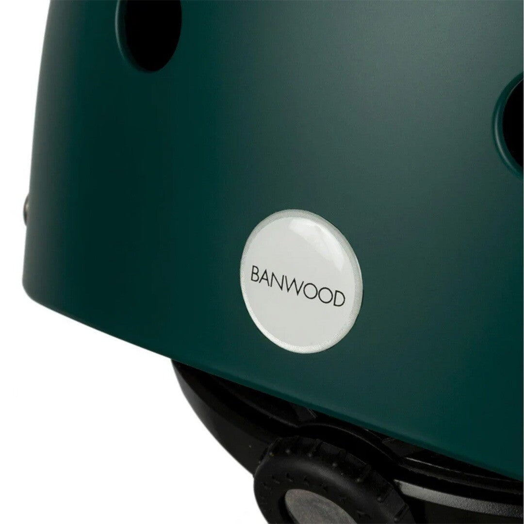 banwood kinderhelm - matgroen | BW-HELMET-DARKGREEN | 1