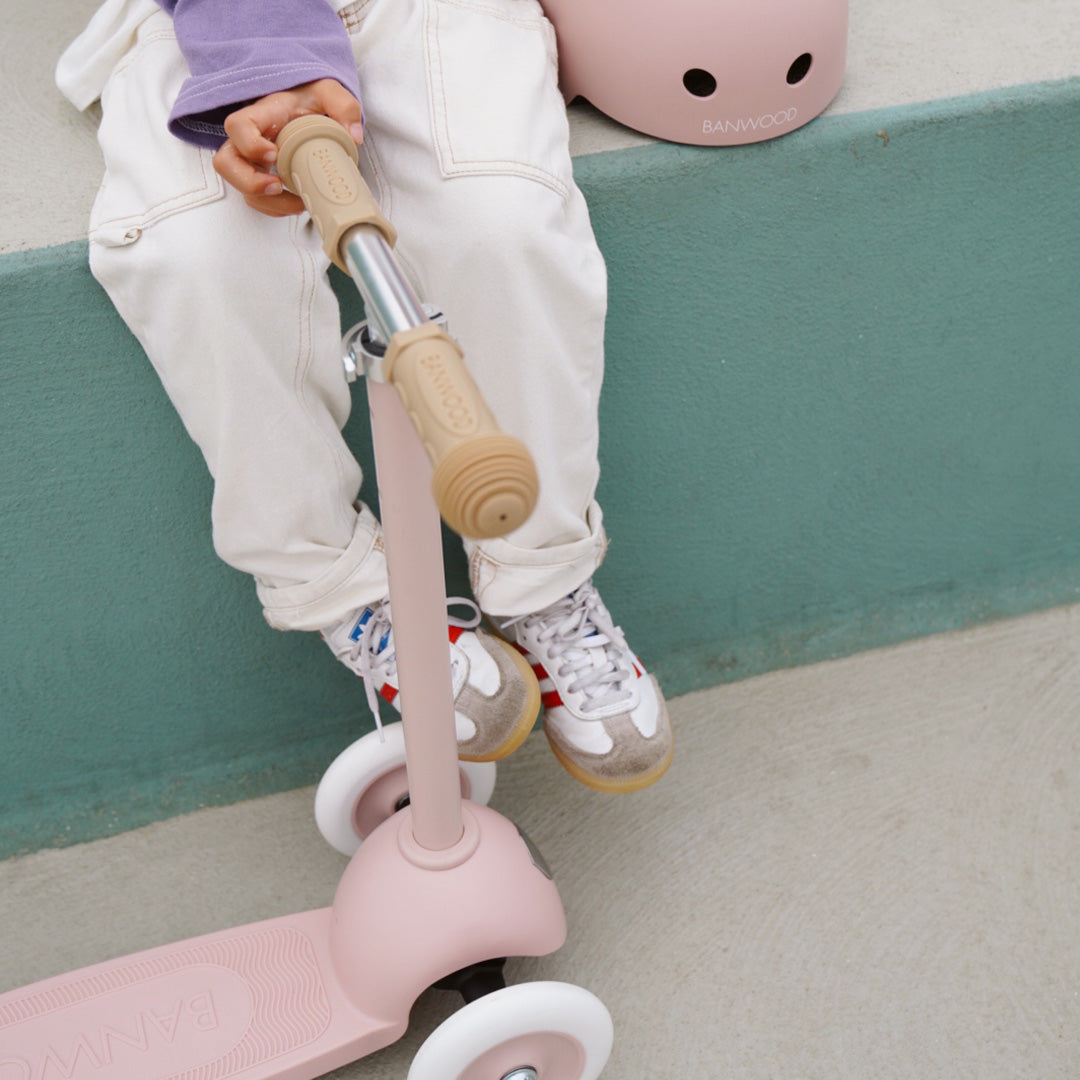 banwood kinderstep eco - faded pink | BW-ECO-SCOOTER-FADEDPINK | 1